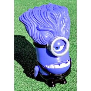 Despicable Me 2 Minions Thinkway Toys Deluxe Chomping Rolling Purple Minion EUC